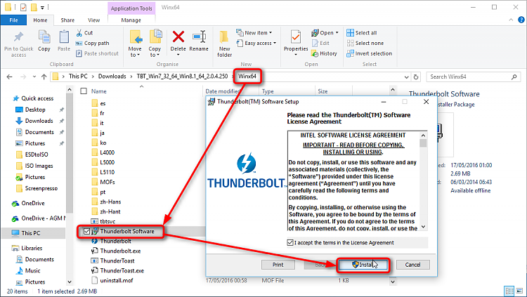 Windows 10 thunderbolt driver bootcamp usb